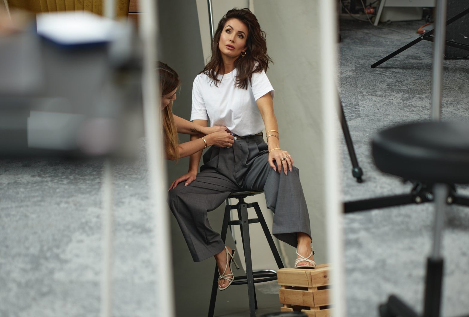 Styling a photo shoot